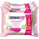 DEMAK'UP Lingettes douceur Cocoon peaux sèches x25 (lot de 3) paquet 25