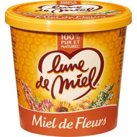 Lune de Miel 100% Pur et Naturel Miel de Fleurs 750g