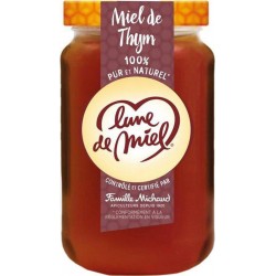 Lune de Miel 100% Pur et Naturel Miel de Thym 375g