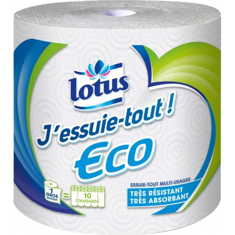 Lotus J’essuie-tout! Eco Très Résistant Très Absorbant