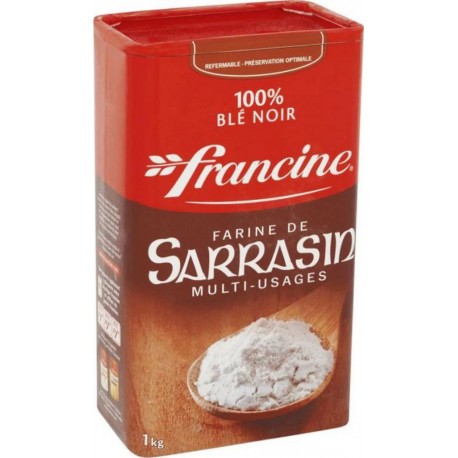 FRANCINE FARINE SARRASIN 100% Blé Noir 1Kg