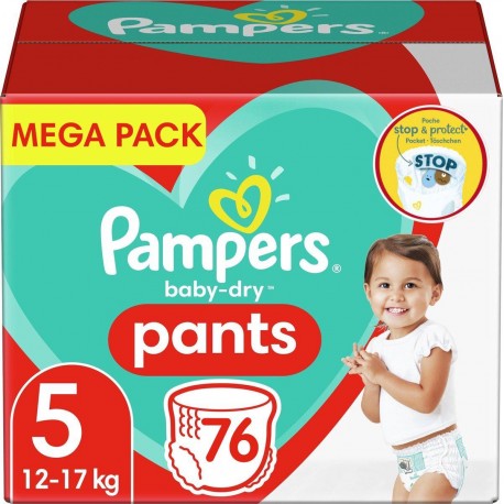 Pampers Culottes Baby Dry Pants T5 x76