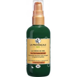 La Provençale Crème de miel Bio cheveux sec 125ml flacon pompe 125ml