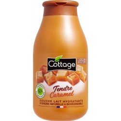 Cottage Crème de douche Lait parfum Tendre Caramel 250ml (lot de 6) flacon 250ml