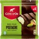 Côte d’Or Barre De Chocolat Noir À La Pistache x4 188g