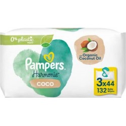 Pampers Lingettes Harmonie Pour Bébé 3x44 x132