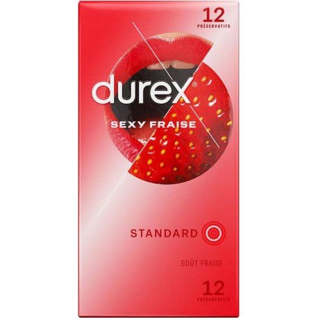DUREX SEXY FRAISE X12