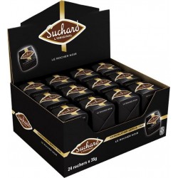 Rocher Suchard Noir aux éclats de noisettes 24x37g 888g