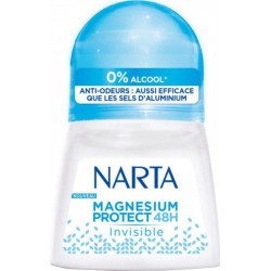 Narta Magnesium Protect 48h Invisible 50ml (lot de 4)