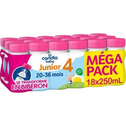 CANDIA BABY Junior 4 20-36 mois NATURE 18x25cl 4.5L