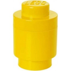 Lego Storage Set round 1 plot yellow jaune