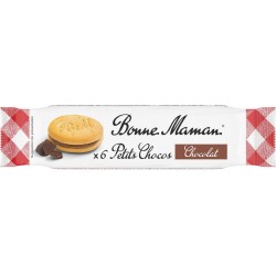 BONNE MAMAN Biscuits Petits Chocos Chocolat Sans Huile De Palme 6 biscuits de 60g