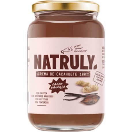 NATRULY Natruly Beurre De Cacahuètes Au Cacao Et À La Vanille 500g