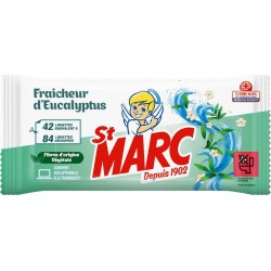 SAINT MARC Lingettes Désinfectantes à l'Eucalyptus 42 lingettes