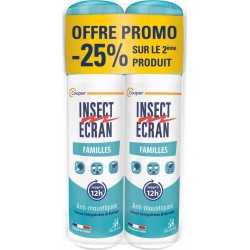 INSECT ECRAN Anti-Moustiques Familles Zones Tempérées et Europe les 2x100ml 200ml