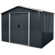 WERKAPRO Abri Jardin En Métal 6,6m2 2,38 X 2,79 X H1,99m