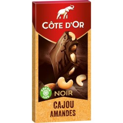 Côte d’Or Chocolat Noir Cajou Amandes 180g