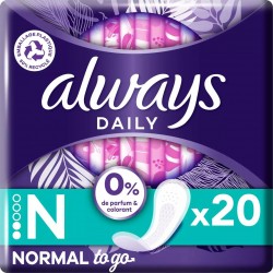 Always Protège-slips Fresh & Protect Normal x20