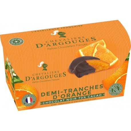 Chocolat tranche d'oranges Les Chevalier d'Argouges 180g