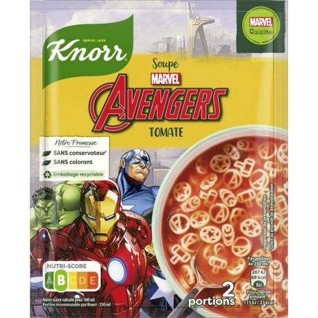 KNORR MARVEL CUISINE MARVEL AVENGERS 225ml 500ml