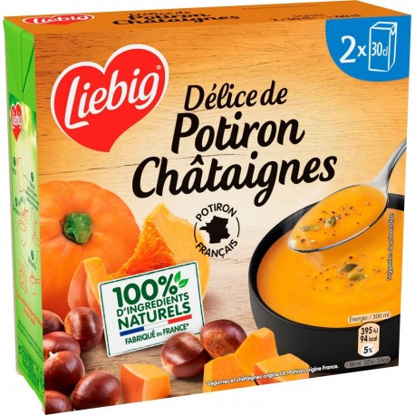 LIEBIG SOUPE POTIRON CHATAIGNES 600ml