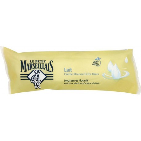 Le Petit Marseillais Lait Crème Mousse Extra Doux Berlingot 250ml (lot de 10)