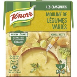 Knorr Les Classiques Mouliné de Légumes Variés 30cl (lot de 6)
