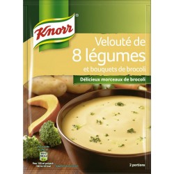 Knorr Velouté de 8 Légumes et Bouquets de Brocoli 69g (lot de 6)