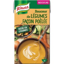 Knorr Douceur de Légumes Façon Poêlée 1L (lot de 4)