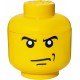 LEGO Storage Brick Boîte de Rangement Tête Garçon Fâché