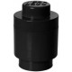 LEGO Storage Brick Boîte de Rangement x1 rond noir