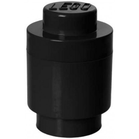 LEGO Storage Brick Boîte de Rangement x1 rond noir