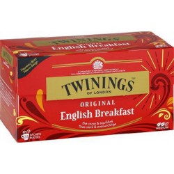 TWININGS Thé noir original English Breakfast x25 40g
