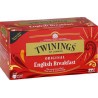 TWININGS Thé noir original English Breakfast x25 40g