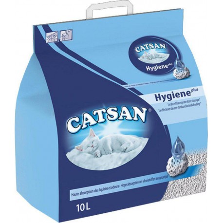 Catsan Litière Minérale Hygiene Plus pour Chat 10L