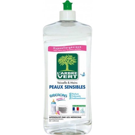 L'Arbre Vert Vaisselle & Mains Hypoallergénique Biberons 750ml