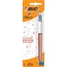 BIC STYLO 4 COUL ROSE GOLD