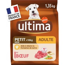 ULTIMA Croquettes chien mini adulte boeuf 1,35Kg