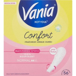 Vania Kotydia protège-slips multi-formes normal 56 pièces