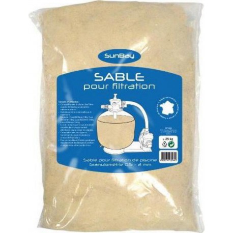 Sunbay Sable de Filtration pour Piscine 25Kg
