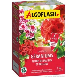 Algoflash Engrais Géraniums Fleur de Massifs et Balcons 1Kg