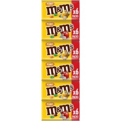 M&M's Dragées chocolatées Cacahuètes 6x270g