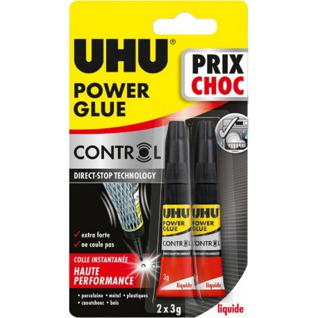 UHU POWER GLUE CONTROL 2x3g 6g