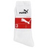 Puma Mi Chaussettes Blanches Sport Logo Noir Taille 31 à 34 (lot de 6 paires)