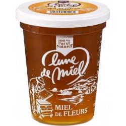 Lune de Miel 100% Pur et Naturel Miel de Fleurs Maxi Format 1Kg (lot de 4)