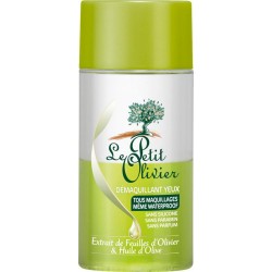 Le Petit Olivier Démaquillant Yeux Extrait de Feuilles d’Olivier & Huile d’Olive 125ml (lot de 3)