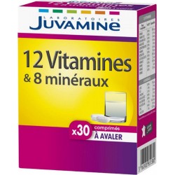 Juvamine 12 Vitamines & 8 Minéraux (lot de 2)