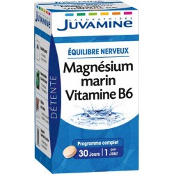 Juvamine Détente Équilibre Nerveux Magnésium Marin Vitamine B6 (lot de 2)