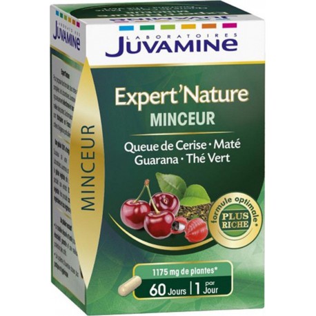 Juvamine Minceur Expert’Nature Queue de Cerise Maté Guarana Thé Vert (lot de 2)