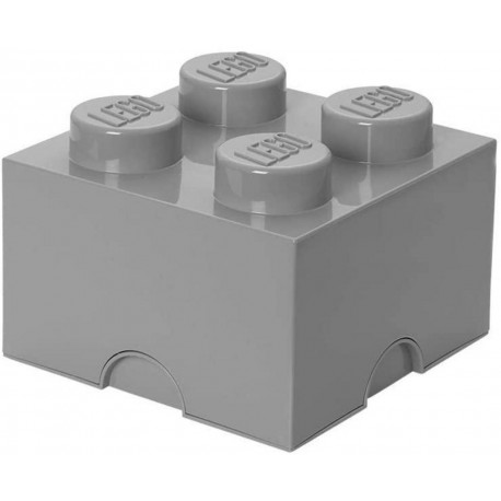 LEGO Storage Brick Boîte de Rangement gris x4